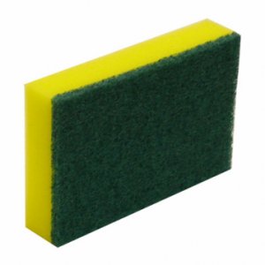 Commercial Green and Gold Sponge Scourer